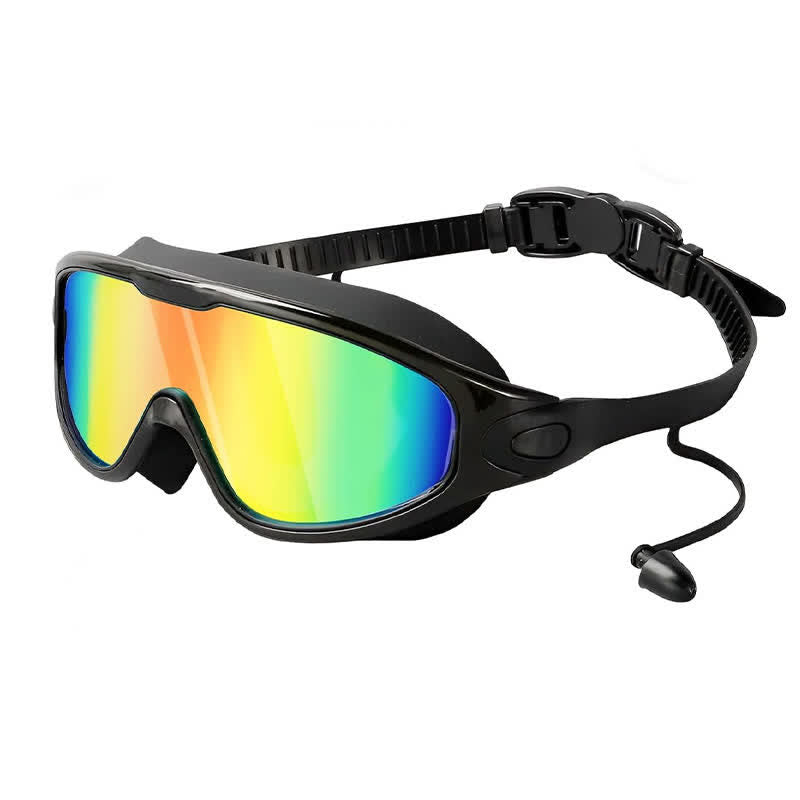 Spykay™ SG60964 Unisex Large Frame Swim Goggles with Nose Cover,Earplugs And Case