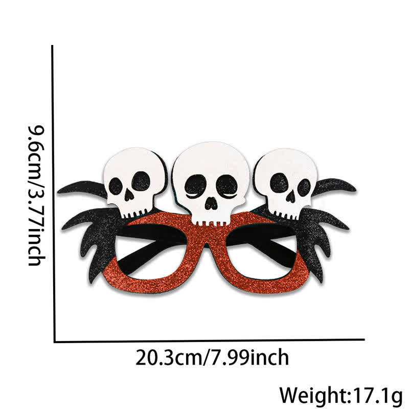 Spykay™ EG26830 Halloween Spooky Bat Pumpkin Skull Glasses for Adult Children