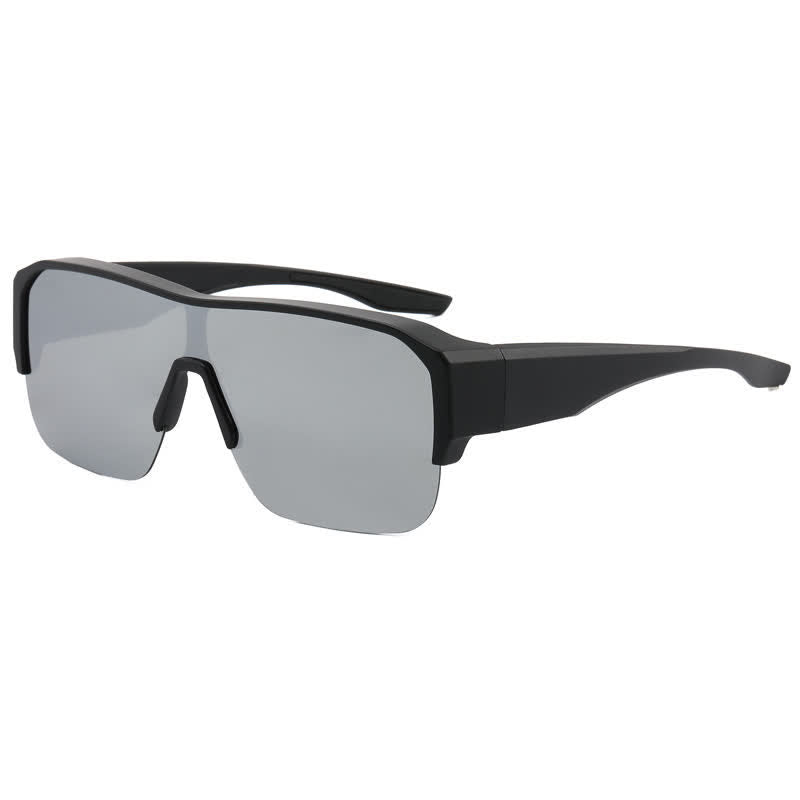 Spykay™ SG60959 Fit Over Glasses Semi-Rimless Polarized Sunglasses for Sports&Driving