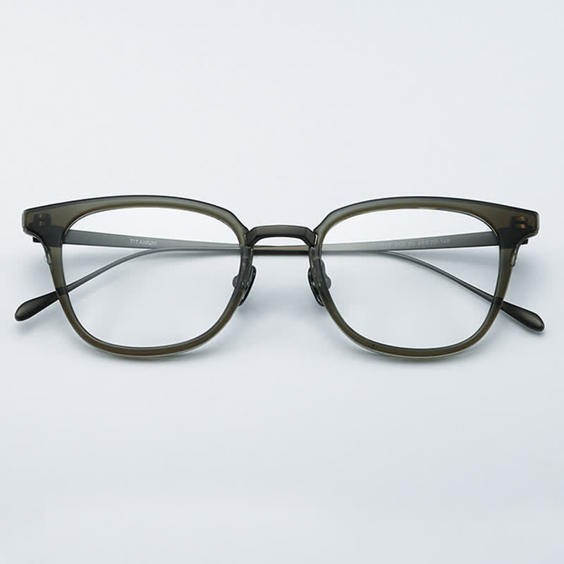 Spykay™ EG26727 Square Titanium Frame Anti-blue Light Glasses For Men
