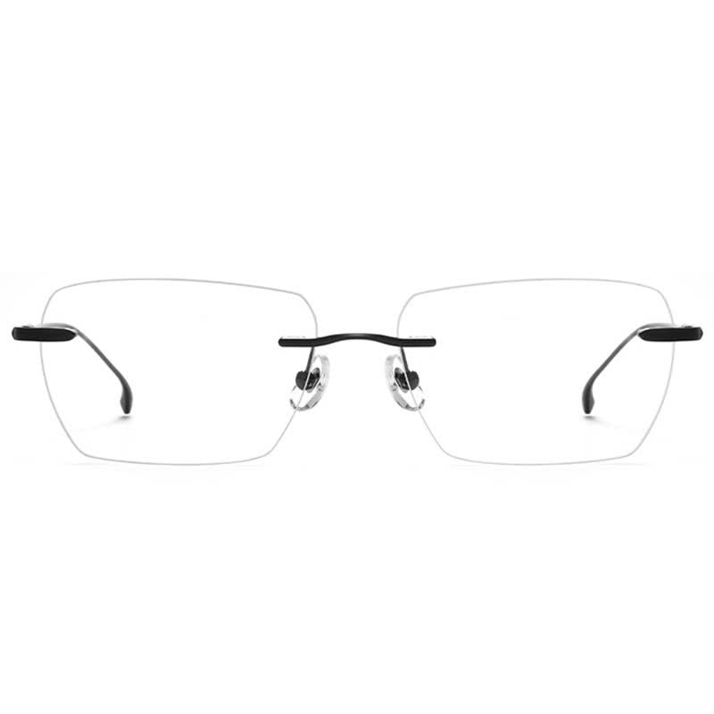 Spykay™ EG26902 Retro Rectangle Frame Anti-blue Light Hipster Rimless Glasses