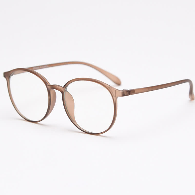 Spykay™ EG26865 Large Round Frame Anti-blue Light Simple Classic Lightweight Glasses