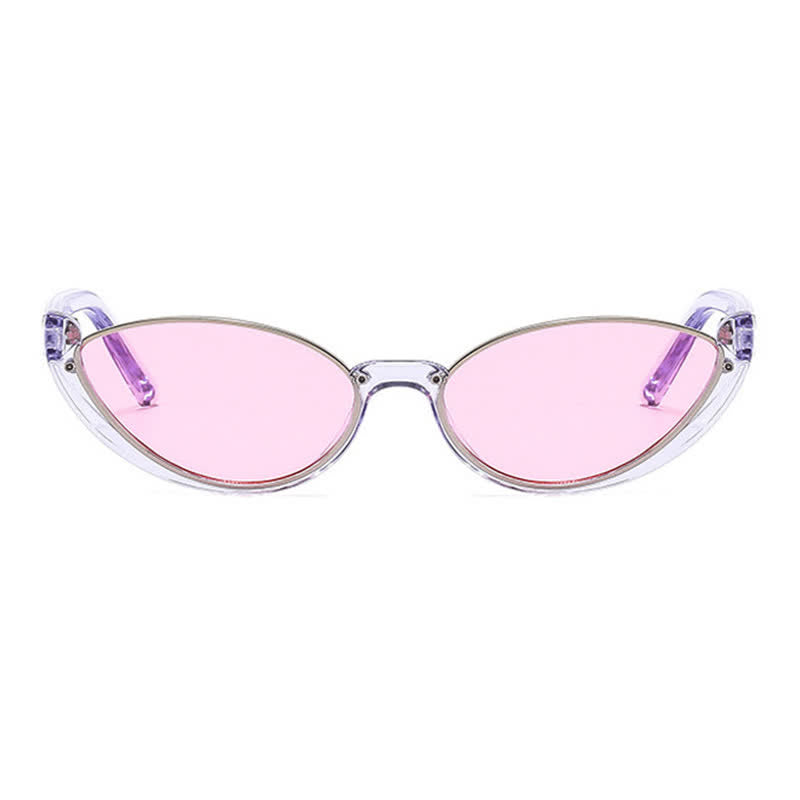 Spykay™ SG60716 Unisex Hipster Semi-Rimless Cat-Eye Sunglasses