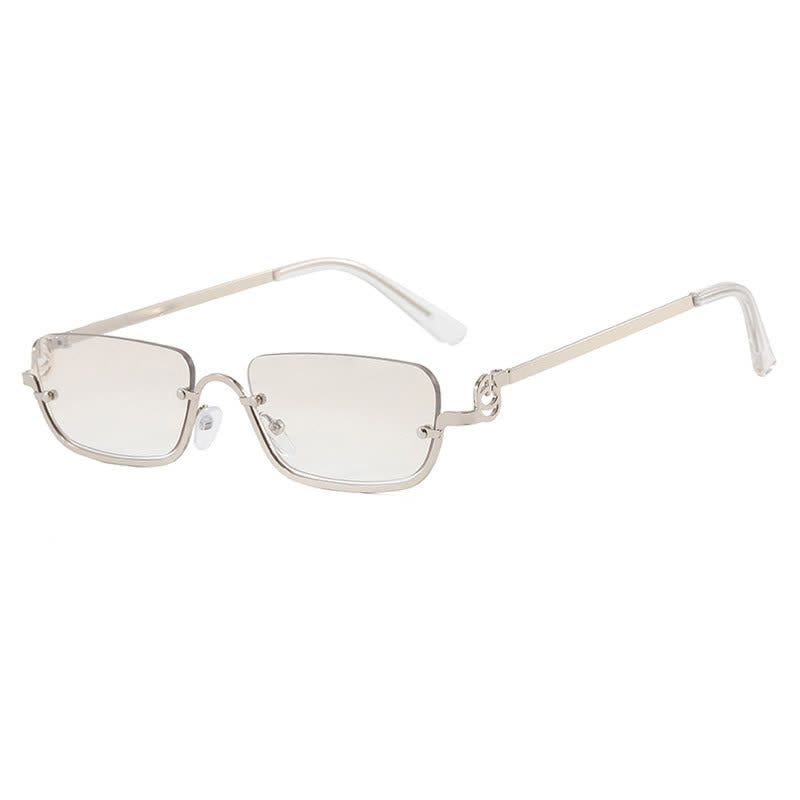 Spykay™ SG60874 Trendy Semi-Rimless Rectangle Frame Sunglasses