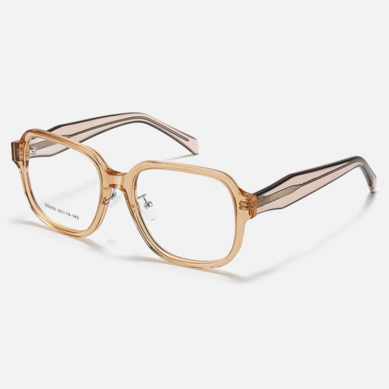 Spykay™ EG26792 Classic Tortoise Shell Pattern Square Frame Anti-blue Light Glasses