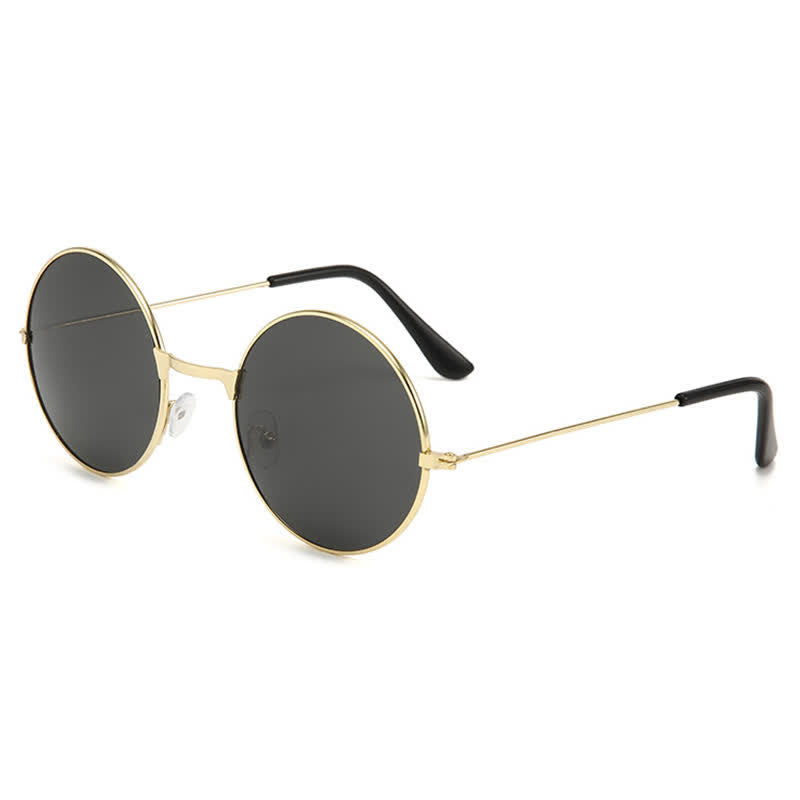 Spykay™ SG61008 Retro Round Frame Metal Sunglasses for Women Men