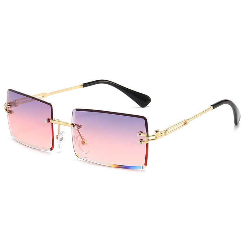 Spykay™ SG60744 Rimless Rectangle Frame Fashion Sunglasses