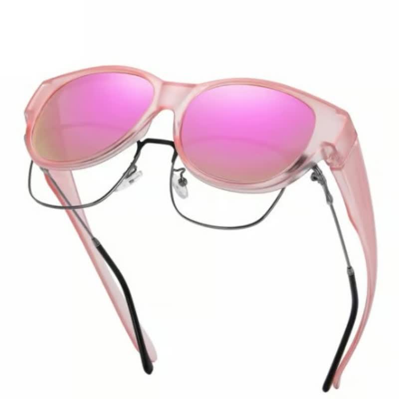 Spykay™ SG60901 Polarized Round Frame Driving Sunglasses Fit Over Glasses for Women Men