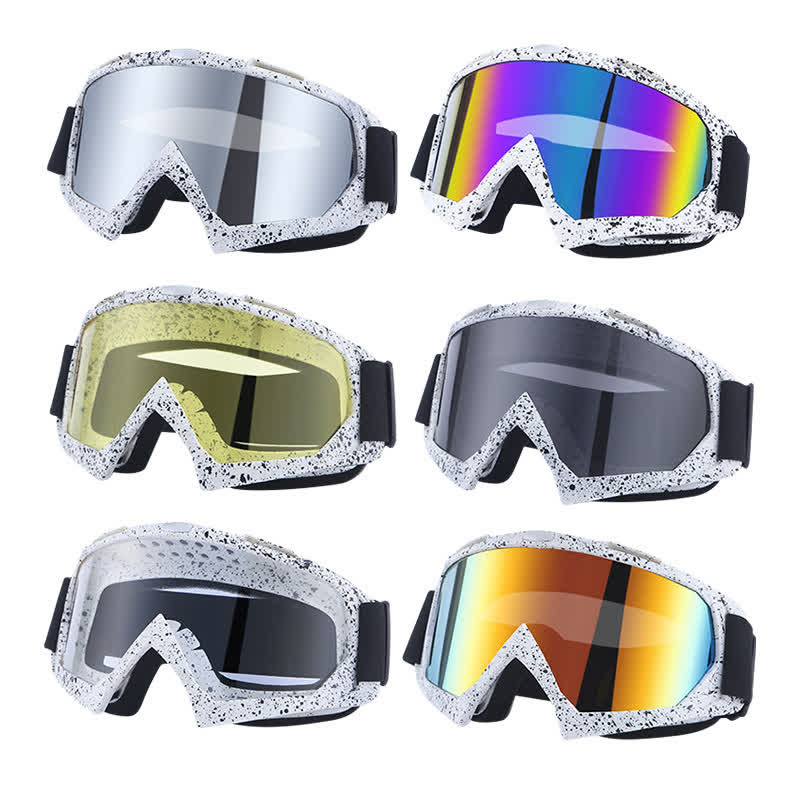 Spykay™ SG60982 Retro Over Glasses Windproof Ski Goggles Motorcycle Goggles for Men Women