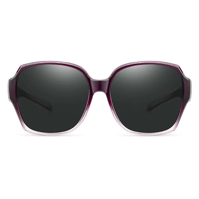 Spykay™ SG60859 Square Frame Polarized Driving Sunglasses Fit Over Glasses for Nearsighted People