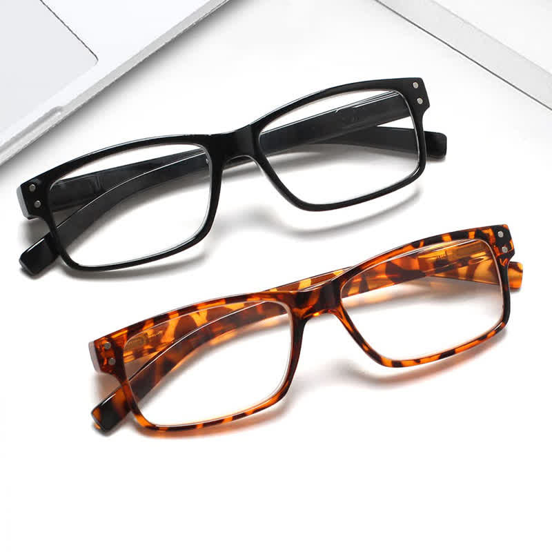 Spykay™ EG26837 Simple Classic Rectangle Frame Anti-blue Light Glasses