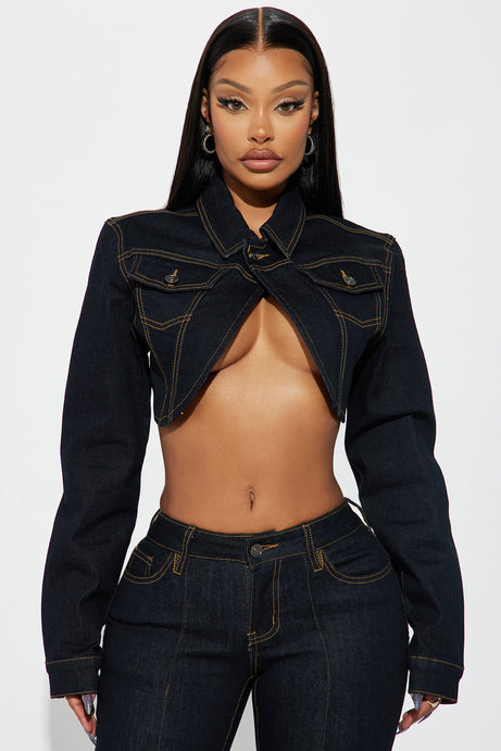 Dark Blue Denim Set