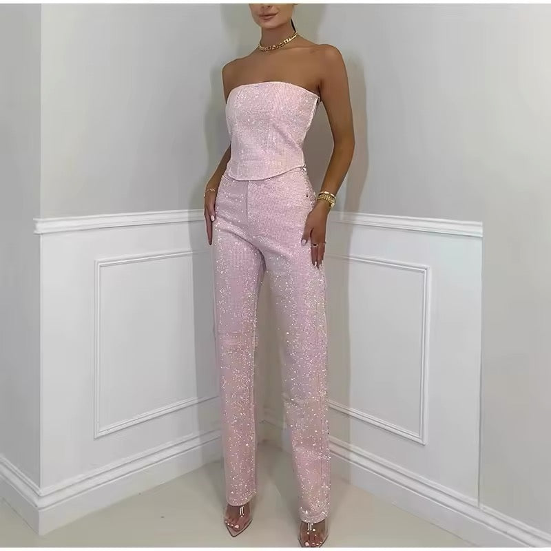 Denim Sequin Set