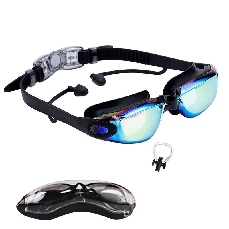 Spykay™ SG61021 Swimming Goggles No Leaking Full Protection Adult Men Women Youth with Earplugs,Nose clip and Case