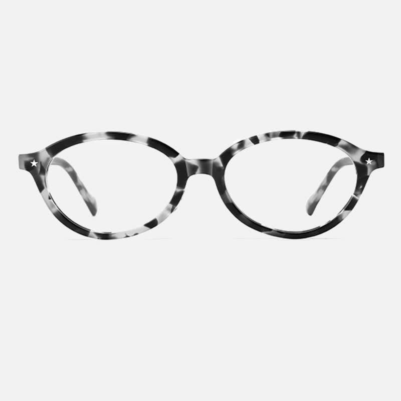 Spykay™ EG26726 Star Oval Frame Retro Anti-blue Light Glasses