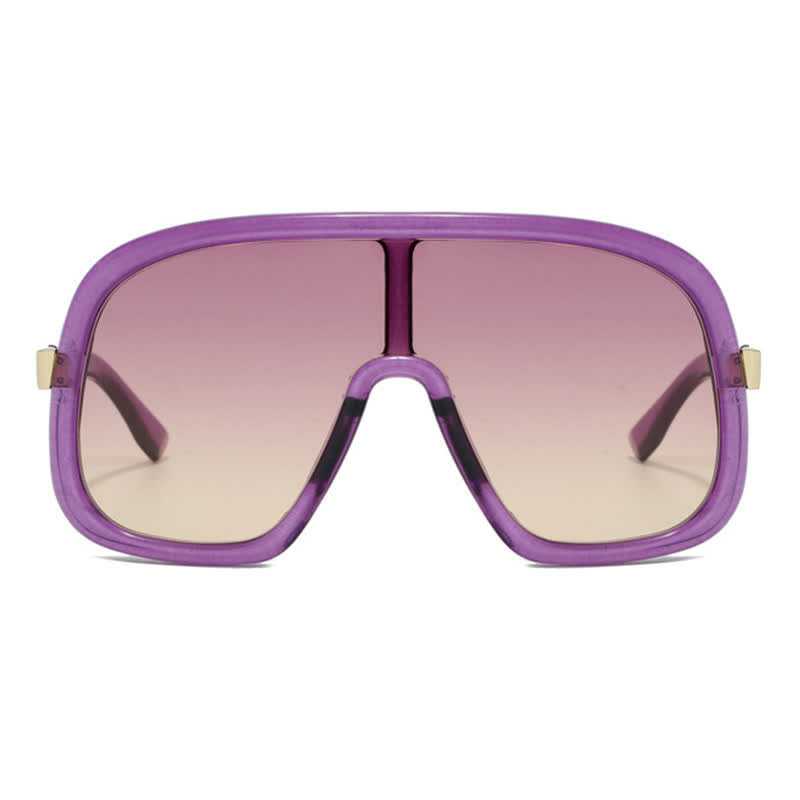Spykay™ SG60952 Flat Top Double Bridges Oversized Trendy Aviator Sunglasses