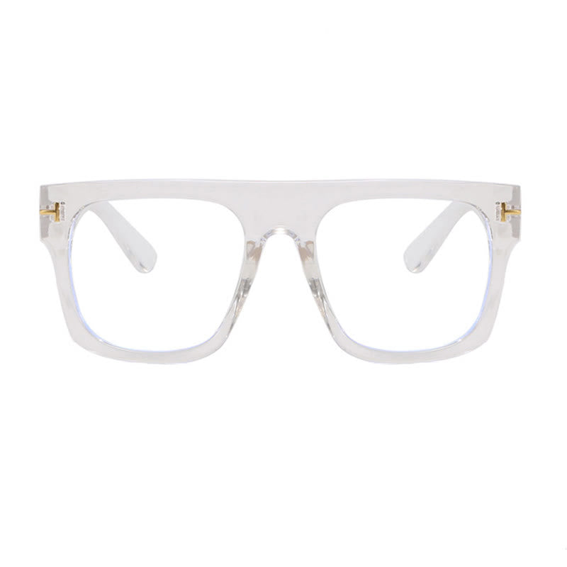 Spykay™ EG26668 Anti-blue Light 'T' Design Square Frames Oversized Eyeglasses