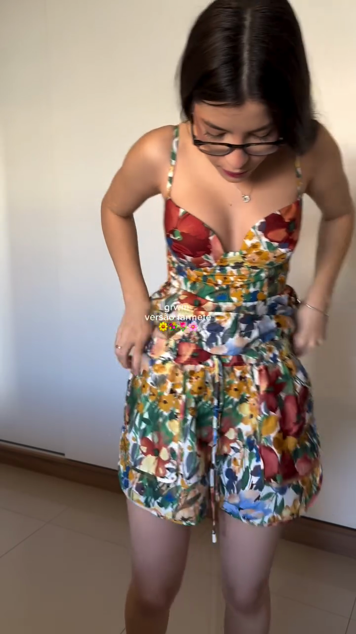Floral Print Ruffled Set