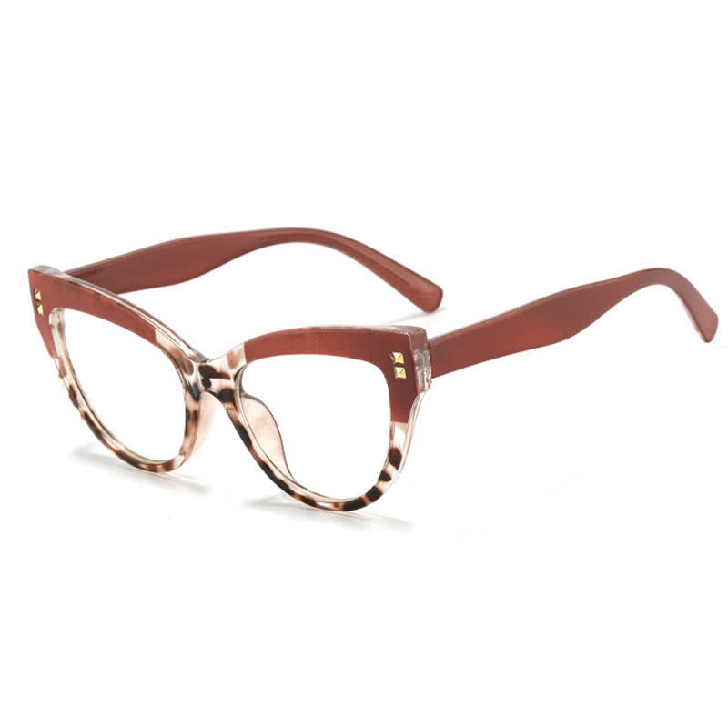 Spykay™ EG26691 Cat-Eye Colorblock Anti-blue Light Glasses