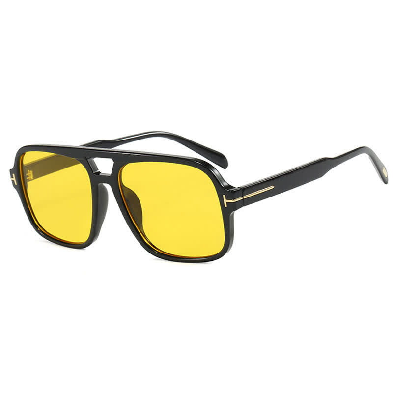 Spykay™ SG60710 Double Bridges Retro-Vintage Aviator Sunglasses