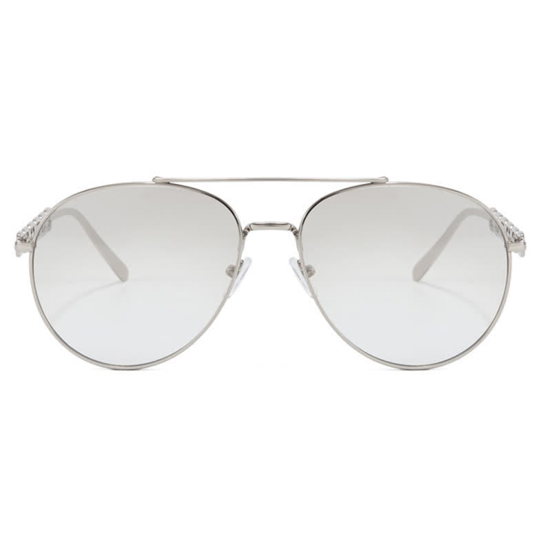 Spykay™ SG60842 Fashion Chain Temples Aviator Sunglasses