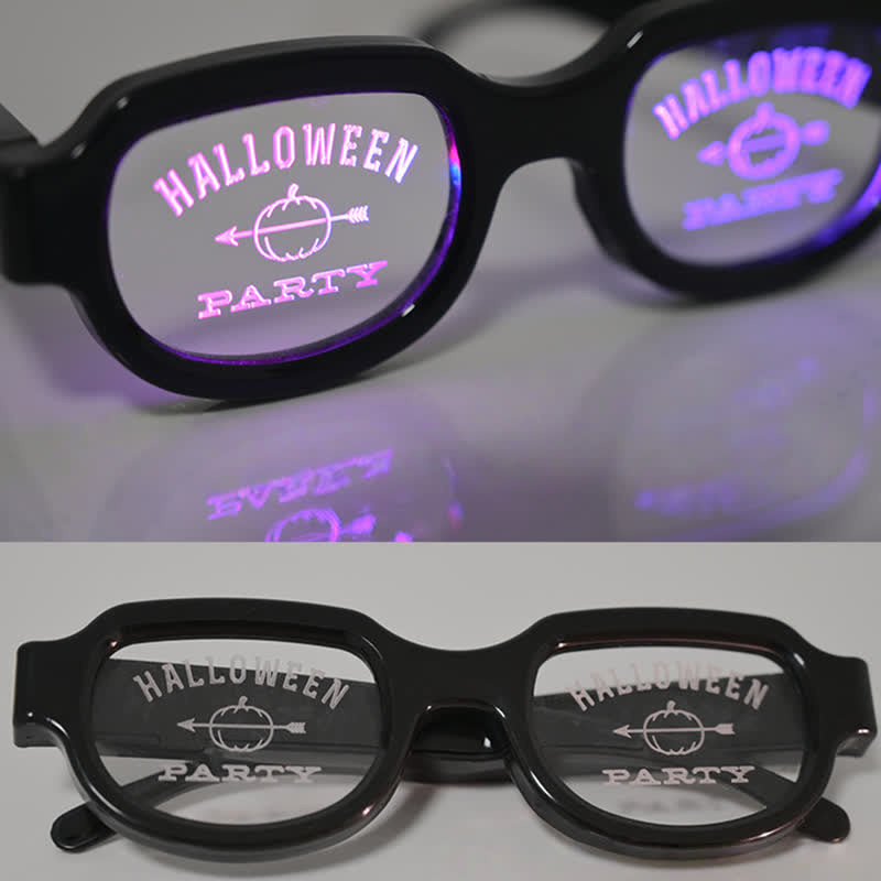 Spykay™ EG26929 HOT LED Pumpkin Glasses Light Up Glow Eyewear for Halloween&Party