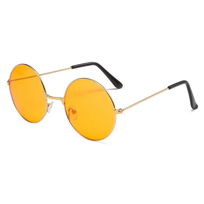 Spykay™ SG61008 Retro Round Frame Metal Sunglasses for Women Men