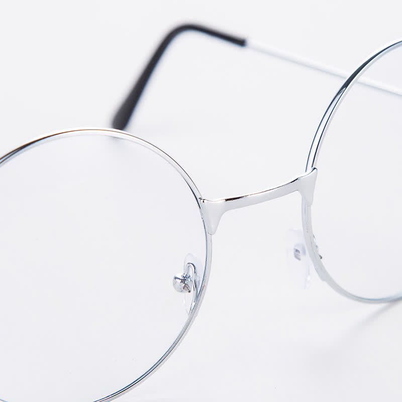 Spykay™ EG26874 Retro Round Frame Metal Anti-blue Light Glasses for Women Men