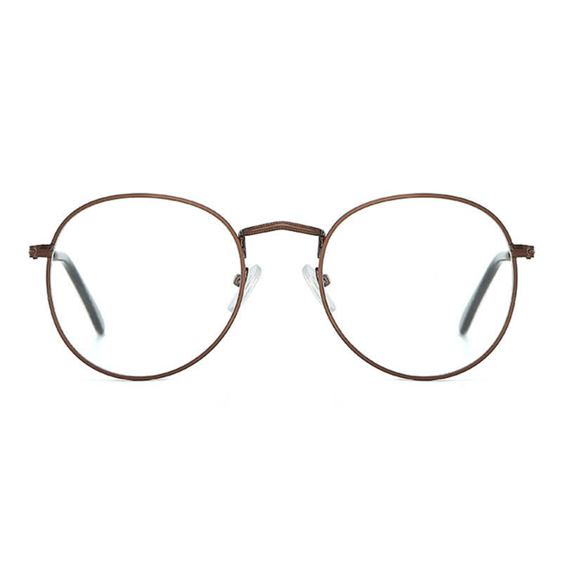 Spykay™ EG26906 Retro Simple Round Frame Anti-blue Light Hipster Glasses