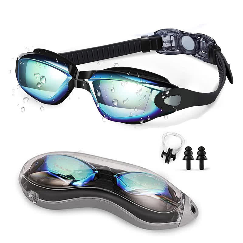 Spykay™ SG61021 Swimming Goggles No Leaking Full Protection Adult Men Women Youth with Earplugs,Nose clip and Case