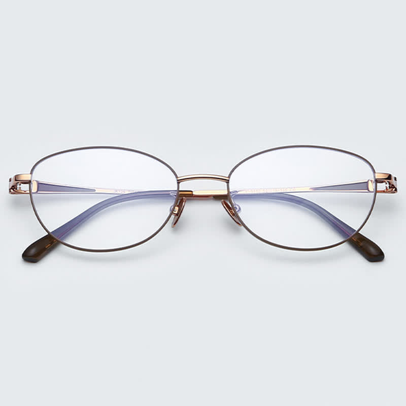 Spykay™ EG26722 Titanium Butterfly Frame Anti-blue Light Hipster Glasses