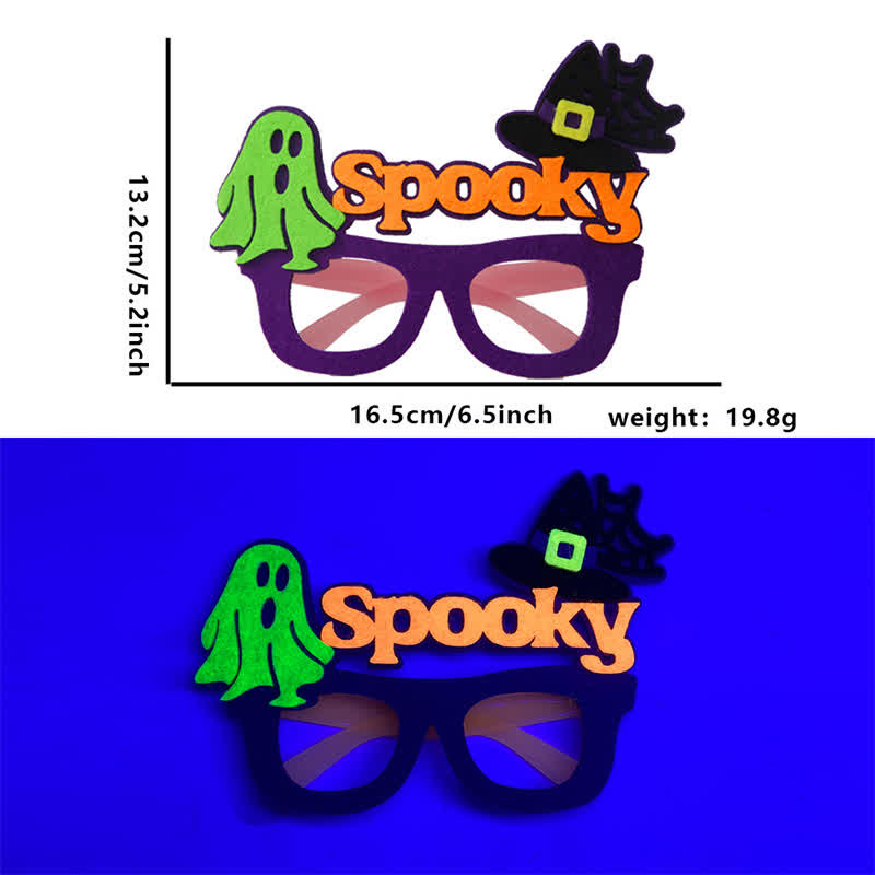 Spykay™ EG26831 Halloween Spider Ghost Pumpkin Fluorescent Glasses for Adults&Children