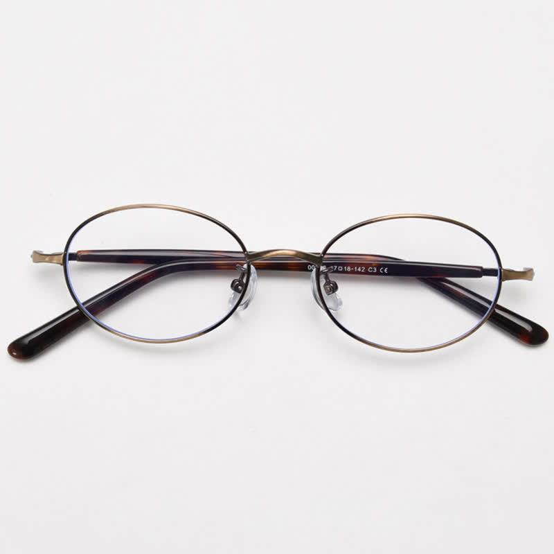 Spykay™ EG26867 Oval Frame Anti-blue Light Retro Classic Glasses