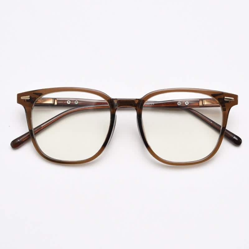 Spykay™ EG26868 Large Square Frame Anti-blue Light Retro Classic Glasses