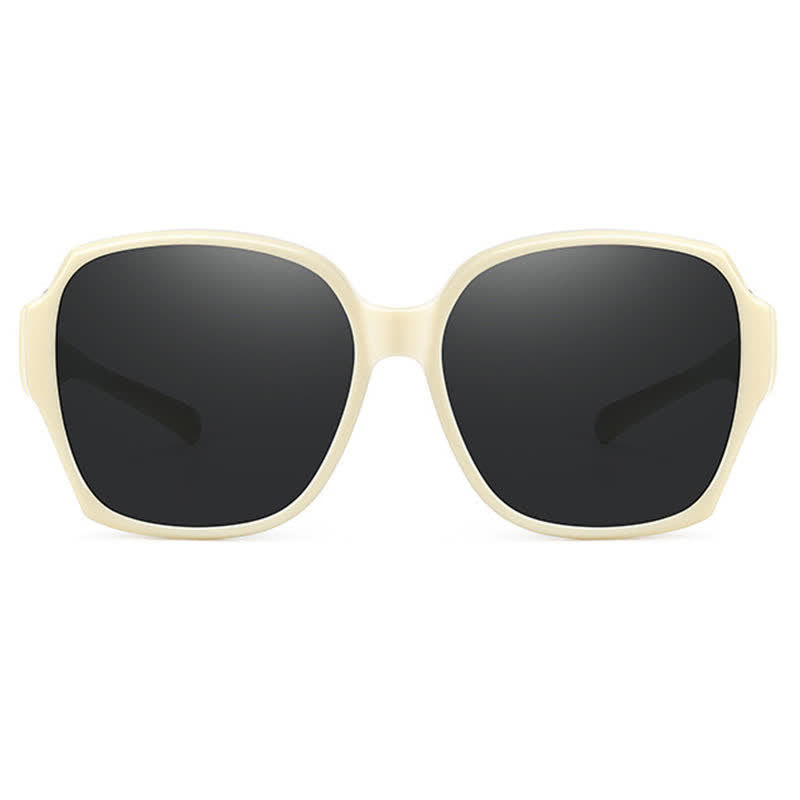 Spykay™ SG60859 Square Frame Polarized Driving Sunglasses Fit Over Glasses for Nearsighted People