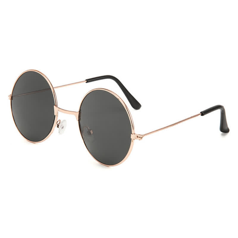 Spykay™ SG61008 Retro Round Frame Metal Sunglasses for Women Men