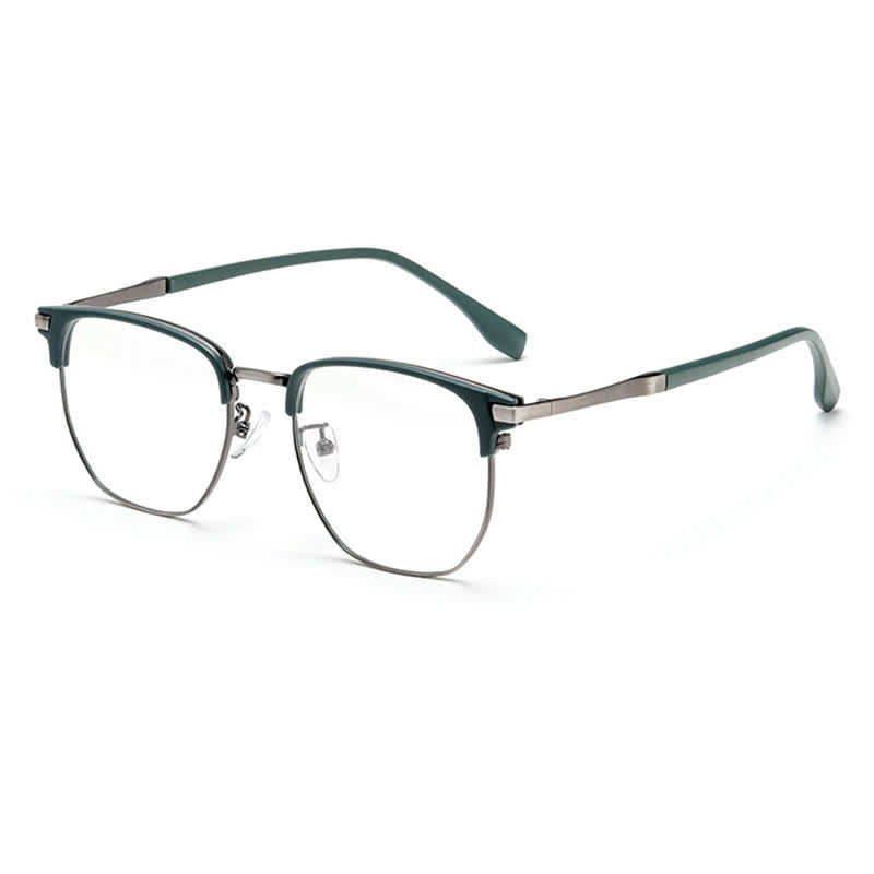 Spykay™ EG26900 Classic Anti-blue Light Square Frame Browline Glasses