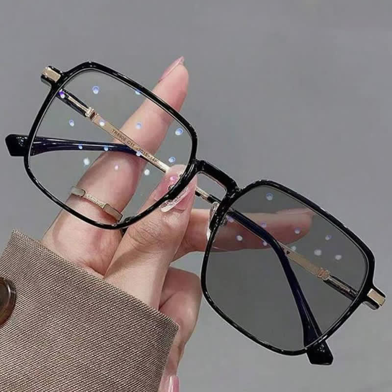 Spykay™ SG60934 Square Oversized Frame Hipster Photochromic Sunglasses