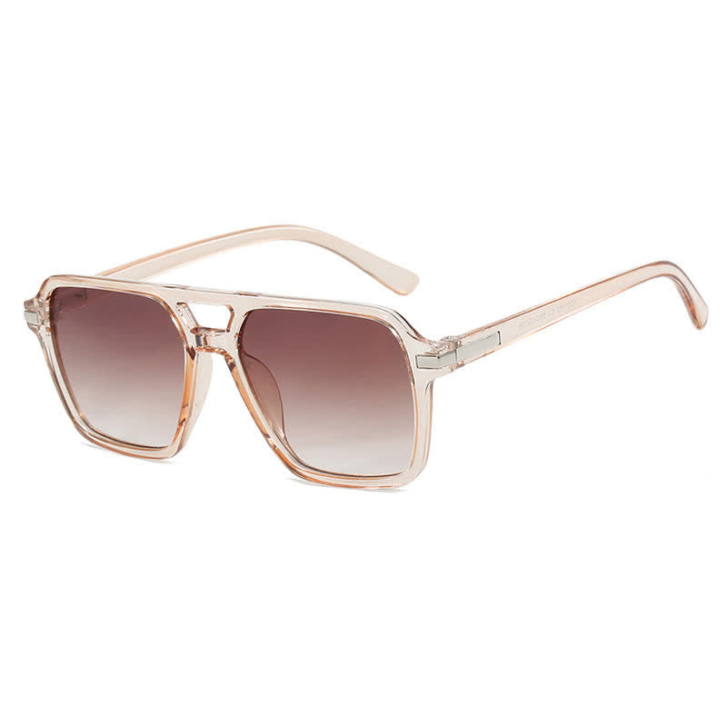 Spykay™ SG61014 Square Frame Double Bridges Classic Sunglasses