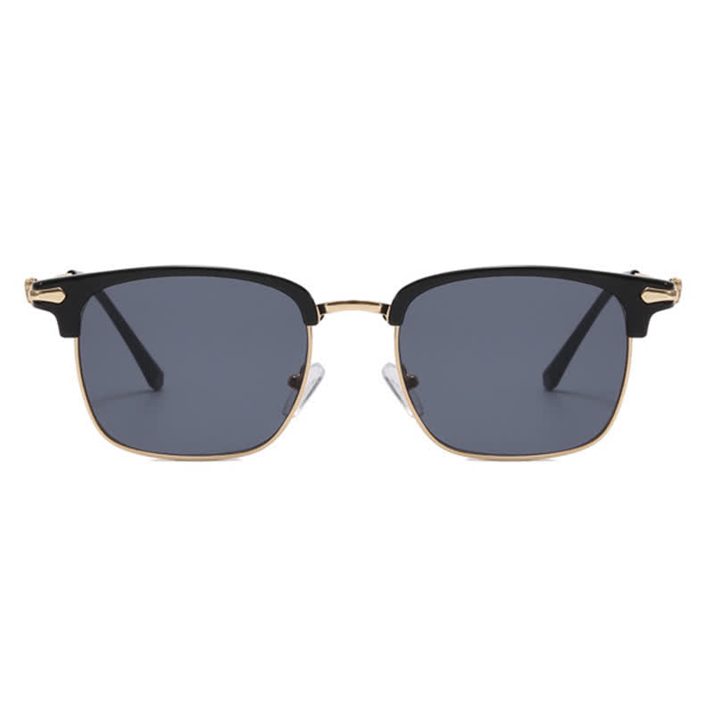 Spykay™ SG60827 Square Frame Trendy Browline Sunglasses