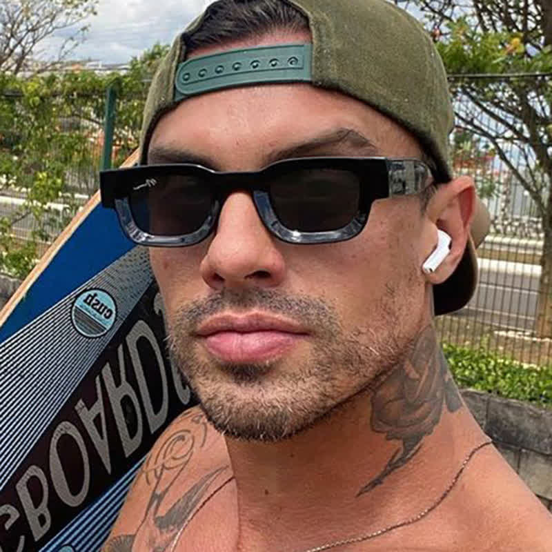 Spykay™ SG60762 Small Square Frame Concave Lenses Sunglasses