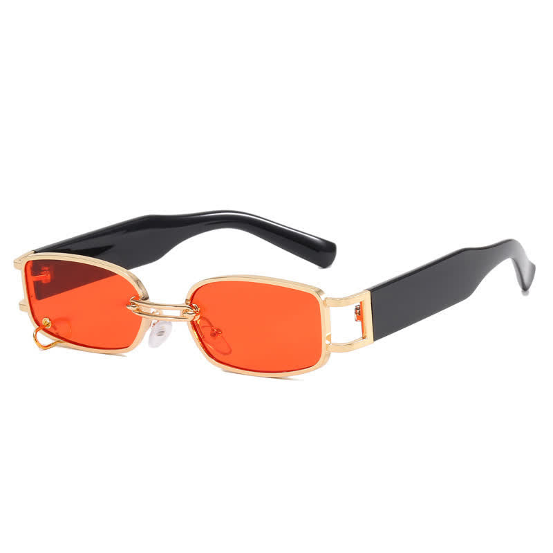 Spykay™ SG60752 Rectangle Metal Frame Vintage Sunglasses With a Ring Buckle