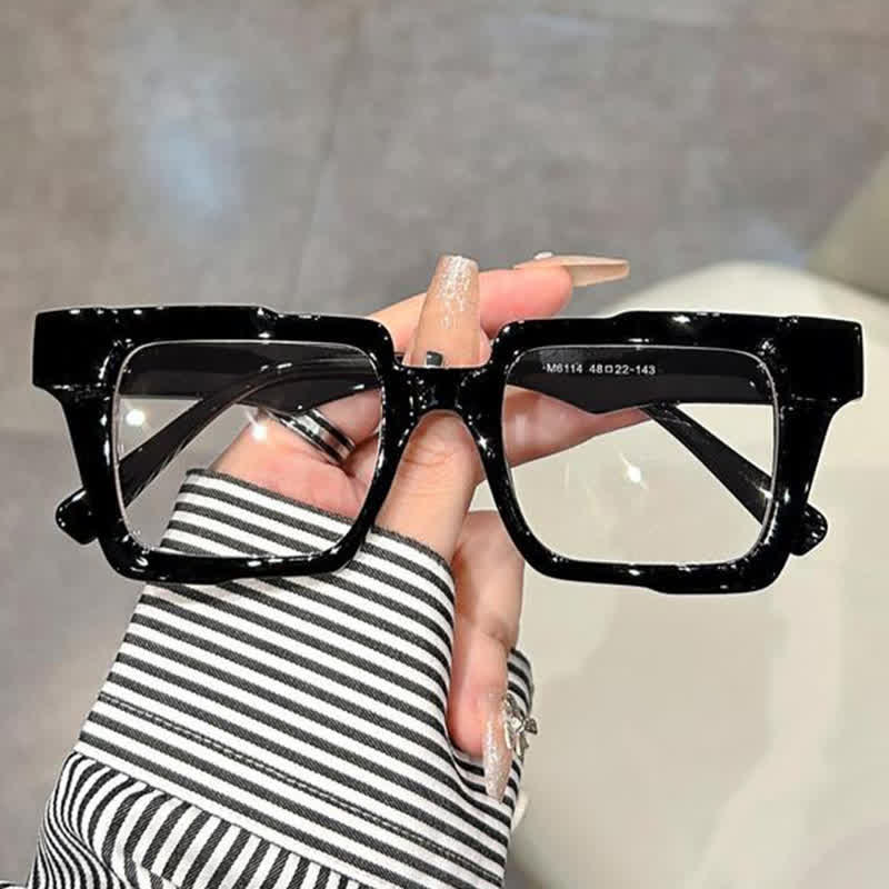 Spykay™ EG26815 Fashion Colorblock Square Frame Anti-blue Light Glasses