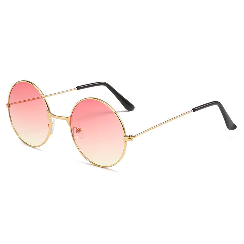 Spykay™ SG61008 Retro Round Frame Metal Sunglasses for Women Men