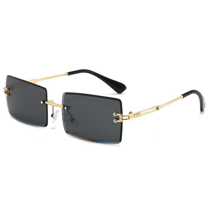Spykay™ SG60744 Rimless Rectangle Frame Fashion Sunglasses