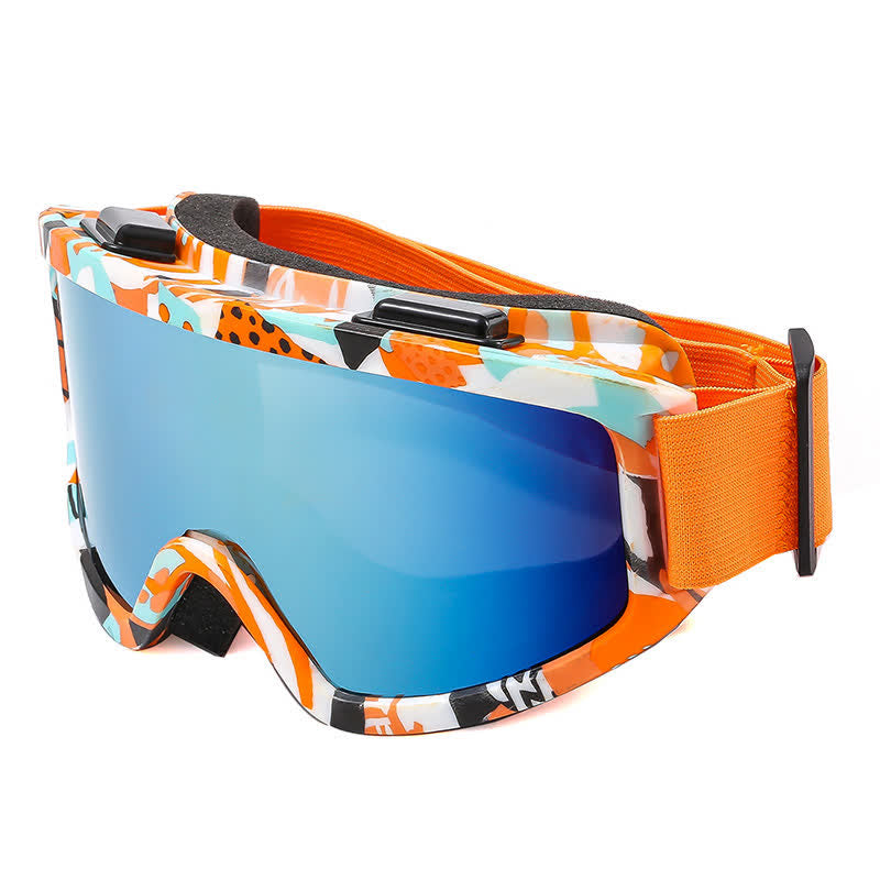Spykay™ SG61046 Camouflage Print Unisex Windproof Motorcycle Goggle, Ski Goggles For Outdoor Activities