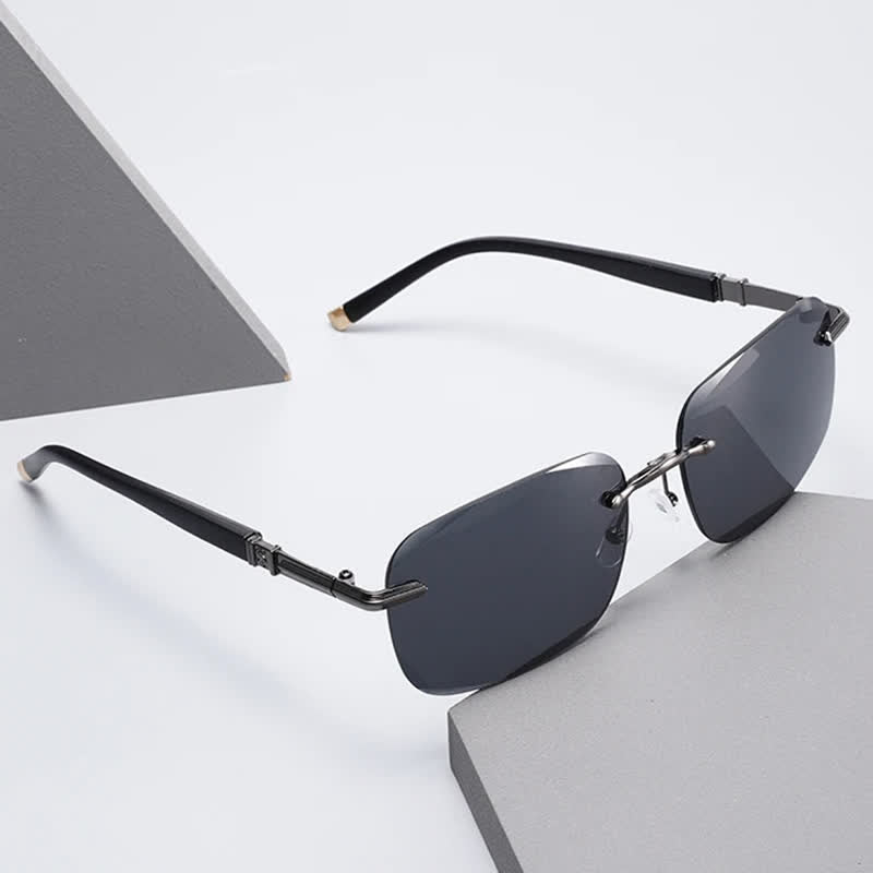 Spykay™ SG61004 Classic Square Frame Rimless Retro Sunglasses For Fishing