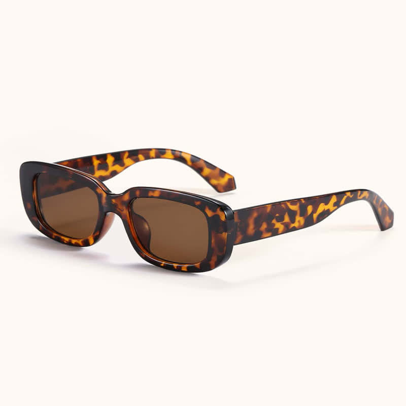 Spykay™ SG60996 Rectangle Small Thick Frame Vintage Sunglasses