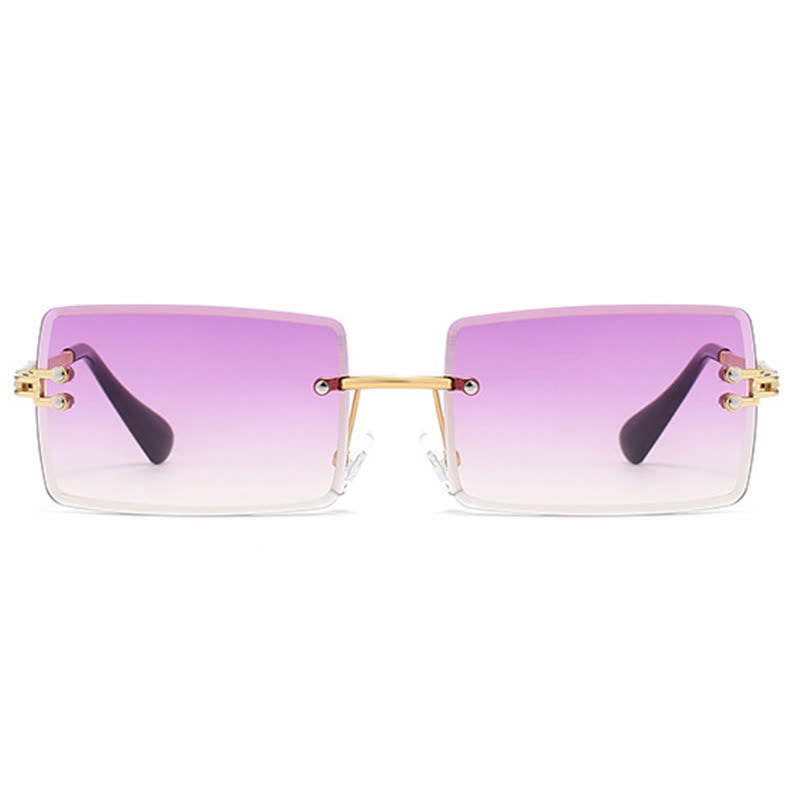 Spykay™ SG60744 Rimless Rectangle Frame Fashion Sunglasses