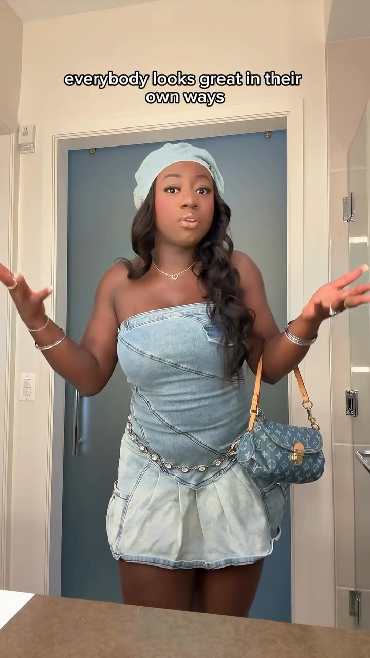 Denim Tube Dress